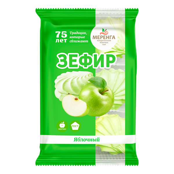  Меренга Зефир Яблочный, 270г   в Новоуральске