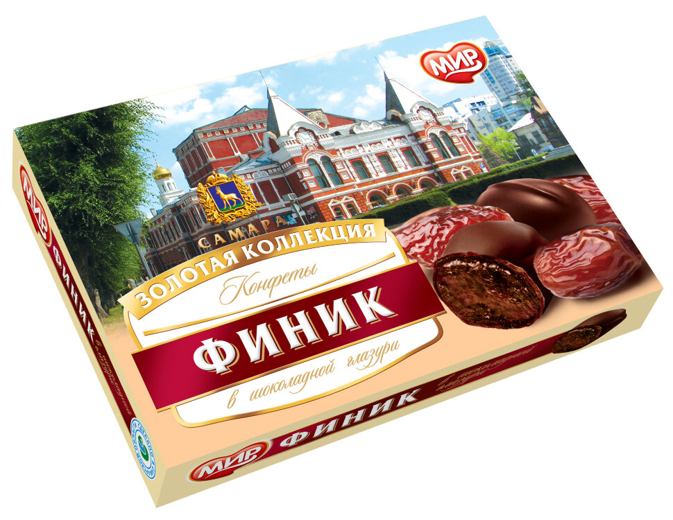  КФ МИР Финики в шоколадной глазури 160г  в Новоуральске