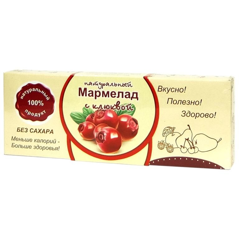  Мармелад натуральный "Клюква" 140г в Новоуральске