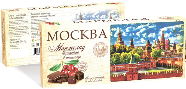 №2 Сладарт Мармелад Вишневый в тёмном шоколаде, 150г   в Новоуральске