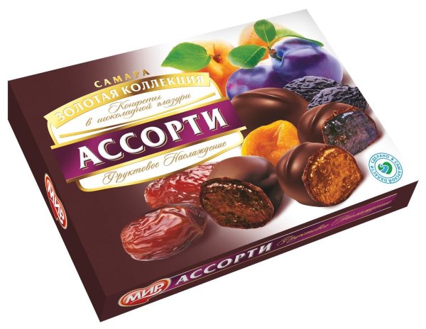 №2 КФ МИР Фруктовое наслаждение (набор шоколадных конфет) 170г в Новоуральске