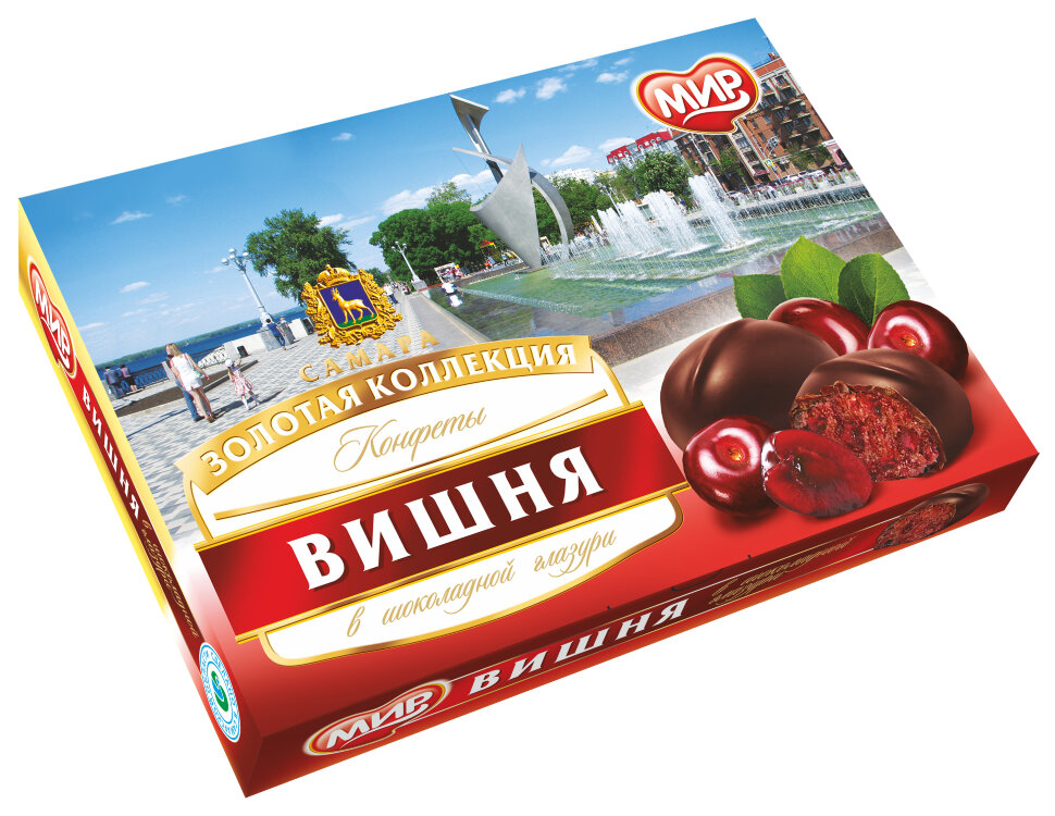  КФ МИР Вишня в шоколадной глазури 160г в Новоуральске