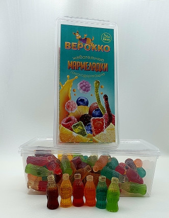№2 Жевательный мармелад Бутылочки, 250г      в Новоуральске